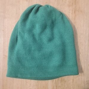 Green/Grey, Reversable Slouch Beanie